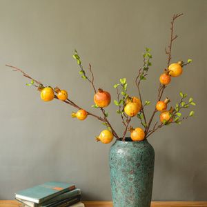 Muro di frutta <span class=keywords><strong>e</strong></span> <span class=keywords><strong>fiore</strong></span> di simulazione di <span class=keywords><strong>melograno</strong></span> per la decorazione della casa evento di nozze luogo durevole fiori artificiali - Product Image 4