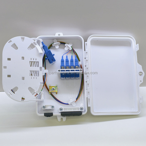Boîtier de distribution mural en ABS blanc à 4 cœurs pour fibre optique, boîtier terminal FTTH avec répartiteur PLC SC/UPC - Product Image 4