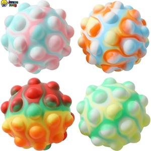 JITENG Vente chaude Boules anti-stress arc-en-ciel 3D, Jouet sensoriel en silicone <span class=keywords><strong>à</strong></span> bulles <span class=keywords><strong>à</strong></span> presser, Boule anti-stress <span class=keywords><strong>à</strong></span> bulles <span class=keywords><strong>à</strong></span> presser, Jouets sensoriels Popit - Product Image 5
