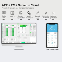 BMS intelligent avec contrôle via application Bluetooth UART et équilibrage actif pour la surveillance des batteries au lithium LiFePO4 4S