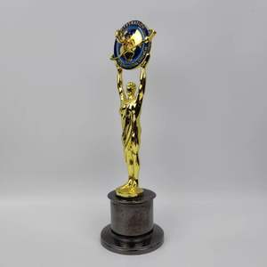 Prestigieux Golden Film Award Trophée Classique Plaqué Or Homme Statue Film Awards Divertissement Réalisation Cérémonies Souvenir - Product Image 5