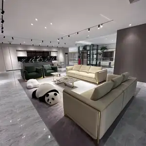 Set di mobili da soggiorno in tessuto moderno italiano set di divani di lusso divani 1 2 divani di lusso a tre posti