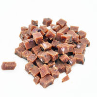 Friandises pour chiens aux flocons de patate douce violette séchée à l'air, riches en protéines, texture croustillante, stimulant la palatabilité, collations pour animaux de compagnie