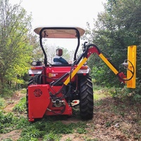 Tracteur Lovol 75 ch avec bras de débroussailleuse hydraulique monté à l'arrière