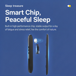 ESON Mini Altavoz Portátil de Conducción Ósea Estéreo Inalámbrico BT Silencioso para Dormir Bajo la Almohada, Máquina de Ruido Blanco para el <span class=keywords><strong>Insomnio</strong></span> - Product Image 5