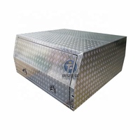 Double cabine ute auvent plaque de contrôle en aluminium boîte à outils canopi pour camion UTE/ATV/REMORQUE/PLATEAU