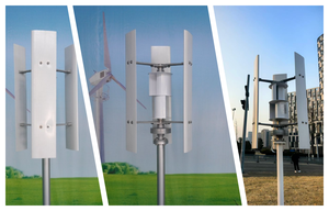 Éolienne à axe vertical 3KW 12V pour l'alimentation hors réseau et la production d'électricité des cabanes montagnaires isolées - Product Image 3