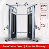 Máquina de Poleas Ecológica y Duradera para Gimnasio Comercial, Estación de Entrenamiento Multifuncional