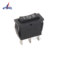 Interrupteur à bascule pour sèche-cheveux 3 positions ON-OFF-ON SPDT 3 broches 3 positions CE KCD3 15A 250VAC T85 1e4