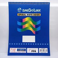 Cahier à spirale à couverture A5 Cahier à reliure double bobinage Cahier A7 à couverture souple