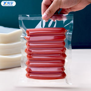 Sac sous vide en nylon transparent haute barrière personnalisé, réutilisable, scellé sur 3 côtés, <span class=keywords><strong>de</strong></span> qualité alimentaire, pour la conservation <span class=keywords><strong>de</strong></span> la viande fraîche congelée, du bacon - Product Image 1