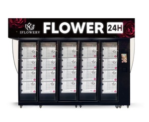 Distributeur automatique de fleurs fraîches grande capacité, réfrigérateur intelligent pour coffrets cadeaux et bouquets, idéal pour l'extérieur - Product Image 2