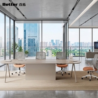 Bureau de réunion personnalisé, table de conférence moderne de haute qualité pour usage exécutif dans les salles de conférence avec un design multifonctionnel