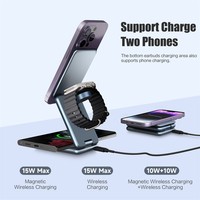 Produits de dropshipping 2026 : Station de charge rapide sans fil magnétique pliable USB 3-en-1 pour Apple Watch – Agent de dropshipping