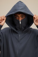 Sweat à capuche unisexe tendance en molleton épais 100 % coton, personnalisé avec impression DTG/DTF, broderie et fermeture éclair, idéal pour l'hiver et respectueux de l'environnement