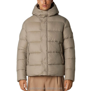 Veste à capuche personnalisée de haute qualité en coton polaire rembourré pour hommes - Product Image 2
