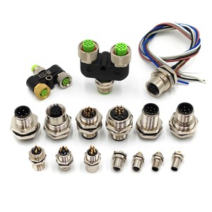<span class=keywords><strong>M12</strong></span> <span class=keywords><strong>M8</strong></span> M16 cảm biến tín hiệu 4pin 5pin không thấm nước IP67 Cáp gắn bảng hàn gắn kết nối 3pin 6pin 8Pin - Product Image 1