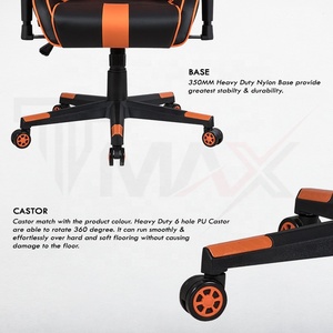 Silla Gamer Tmax de Malasia, la Mejor y Más Económica, Ergonómica, con Brazos 3D, Cuero Vintage Grueso, Giratoria, Reclinable, Estilo Deportivo - Product Image 5