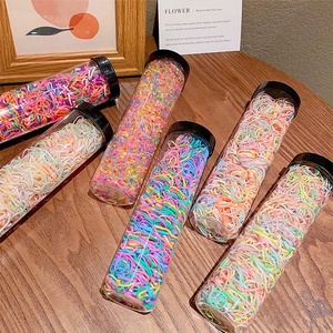 Élastiques à cheveux jetables à haute élasticité, style doux, <span class=keywords><strong>pour</strong></span> mariage, sans dommage <span class=keywords><strong>pour</strong></span> les cheveux, <span class=keywords><strong>pour</strong></span> enfants et femmes, <span class=keywords><strong>pour</strong></span> petites filles et bébés - Product Image 3