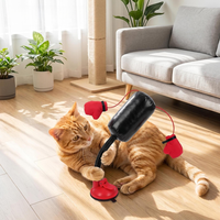 Jouets en peluche chat de dessin animé pour soulager l'ennui, stimulation autonome, cadre de boxe, interaction par ressort, multifonctionnel, consommation d'énergie