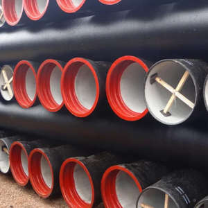<span class=keywords><strong>Tuyau</strong></span> en <span class=keywords><strong>fonte</strong></span> ductile de haute qualité DN150-DN300, grand diamètre, joint auto-contraint K9, certifié ISO9001, pour le transport d'eau - Product Image 5