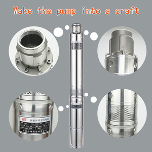 QJ 370W 2m ³/h 35m Bomba de inmersión en aceite Bomba sumergible multietapa 380V Bomba de pozo profundo de riego de campo de flujo grande de alta elevación - Product Image 2