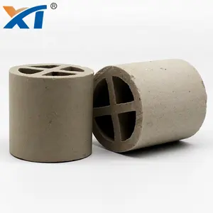 Công nghiệp hấp thụ cột đóng gói Hỗ trợ phương tiện truyền thông 50mm 80mm 100mm 120mm gốm chéo phân vùng Vòng