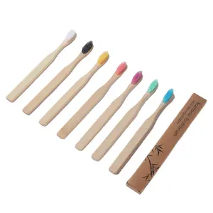 Factory Wholesale Natural Toothbrush Bamboo Soft Bristle Toothbrushes With Custom Logo Toothbrush For Free Ship