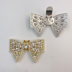 Shiwei Handmade Chất Lượng Cao Thời Trang Có Thể Tháo Rời Rhinestone Pha Lê Bền Thân Thiện Với Môi Clip Giày Cho Phụ Nữ Giày Cưới - Product Image 3