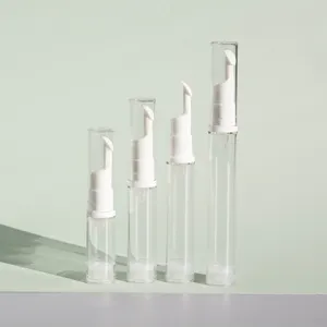 15 Ml 5 Ml 10 Ml 12 Ml göz kremi rolon şişe olarak havasız şişe göz kremi Mini göz kremi havasız şişe aplikatör için 5000 adet