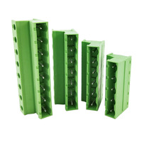 Connecteur mâle sans soudure à pas de 7,62 mm, à connexion rapide, sans outil, à pression, pour applications industrielles en ligne