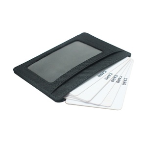 Porte-cartes fin pliable Boshiho en cuir végétalien recyclé fait main, portefeuille écologique – Nouvelle collection à succès - Product Image 5