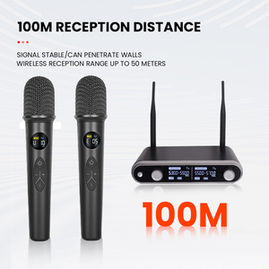Micrófono Dinámico Inalámbrico Profesional, Mini Micrófono <span class=keywords><strong>de</strong></span> Mano para Grabación en Estudio Musical, Patrón Polar Cardioide, Ligero y con Reducción <span class=keywords><strong>de</strong></span> Ruido - Product Image 4