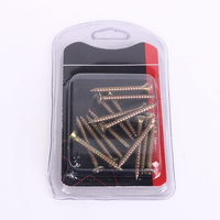 Custom Blister Pack Installation and Fastening Part Set Hinge Screw Color Galvanized Screw Hardware Kit