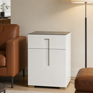Caja Fuerte de Acero <span class=keywords><strong>CTG</strong></span>-60 Blanca Gris con Cerradura Electrónica de Código, Caja Fuerte para Hogar, Hotel, Escuela, Hospital - Product Image 5