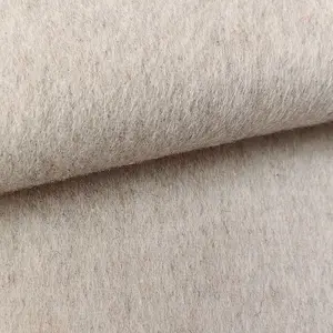 Fábrica Atacado dupla face 50% lã 5% CA 45% outro tecido woolenovercoat para casaco de inverno