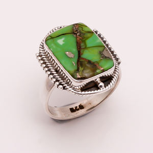 Bijoux fins faits à la main Bague en argent sterling 925 avec pierres précieuses en rhodochrosite naturelle Style classique pour fête Fournisseurs indiens en gros - Product Image 6