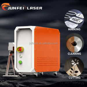 Máquina de Eliminación de Óxido Láser JUNFEI 300W 500W Portátil 3 en 1 Máquinas Láser de Pulso para Marcado, Limpieza y Corte en Aluminio y Piedra - Product Image 1