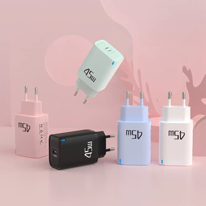 Venta al por mayor US EU UK PD 45W adaptador de carga para <span class=keywords><strong>iPhone</strong></span> 15 16 17 12 13 <span class=keywords><strong>11</strong></span> <span class=keywords><strong>tipo</strong></span> C adaptador de carga rápida adaptador de corriente cargador de pared - Product Image 2