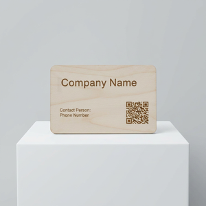 บัตรธุรกิจไม้ NTAG215 13.56 MHz NFC แท็กสำหรับใช้งานระดับมืออาชีพ - Product Image 2