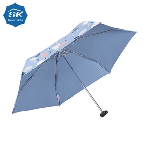 Durable Ladies 19IN Mini Size Uv Coated Color Glue <b>Umbrella</b> with Portable Bag - Product Image 3