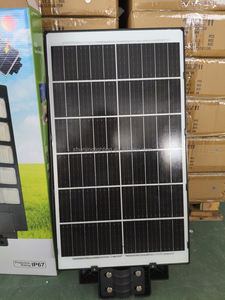 Alto Brillo 500W 800W 1000W LED güneş enerjili sokak ışığı geçirimsiz ABS malzeme IP65 dış All-In-One fiyat yol kullanımı için - Product Image 5