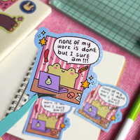 Feuille d'autocollants holographiques en PVC pour enfants, autocollants en vinyle pour journal créatif