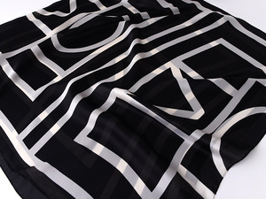 Sciarpe e <span class=keywords><strong>foulard</strong></span> da donna in <span class=keywords><strong>seta</strong></span> di lusso, grandi e lunghe, con stampa a lettere, ideali come hijab - Product Image 2