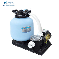 Système combiné de filtre à sable de piscine multisports en fibre de verre avec filtration de valeur et outil et accessoire de piscine à pompe