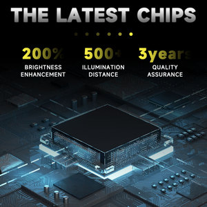 LELANPU Faro da Lavoro a LED Cromato da 10 Pollici con Proiettore Laser per Camion, Fuoristrada 4x4, Moto, Auto, Jeep - Product Image 2