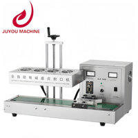 Machine de scellage verticale entièrement automatique pour feuilles d'aluminium, scelleuse à induction électromagnétique pour bouteilles en verre et en plastique