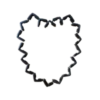 Connecteur d'angle en acier noir pour barre d'espacement en aluminium de 5,5 mm pour verre isolant