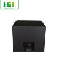 EGT ES-156 Caisson de basses passif professionnel Line Array 15 pouces 8 Ohm 37-130Hz en contreplaqué d'érable pour sonorisation KTV et événements en direct