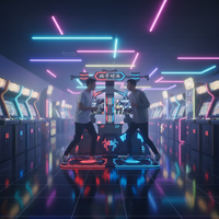 Nouvelle machine de jeu d'arcade JiaYi JY-SZDJ02S pour centre commercial, tir à deux joueurs en intérieur, dispositif de réalité virtuelle 9D en métal